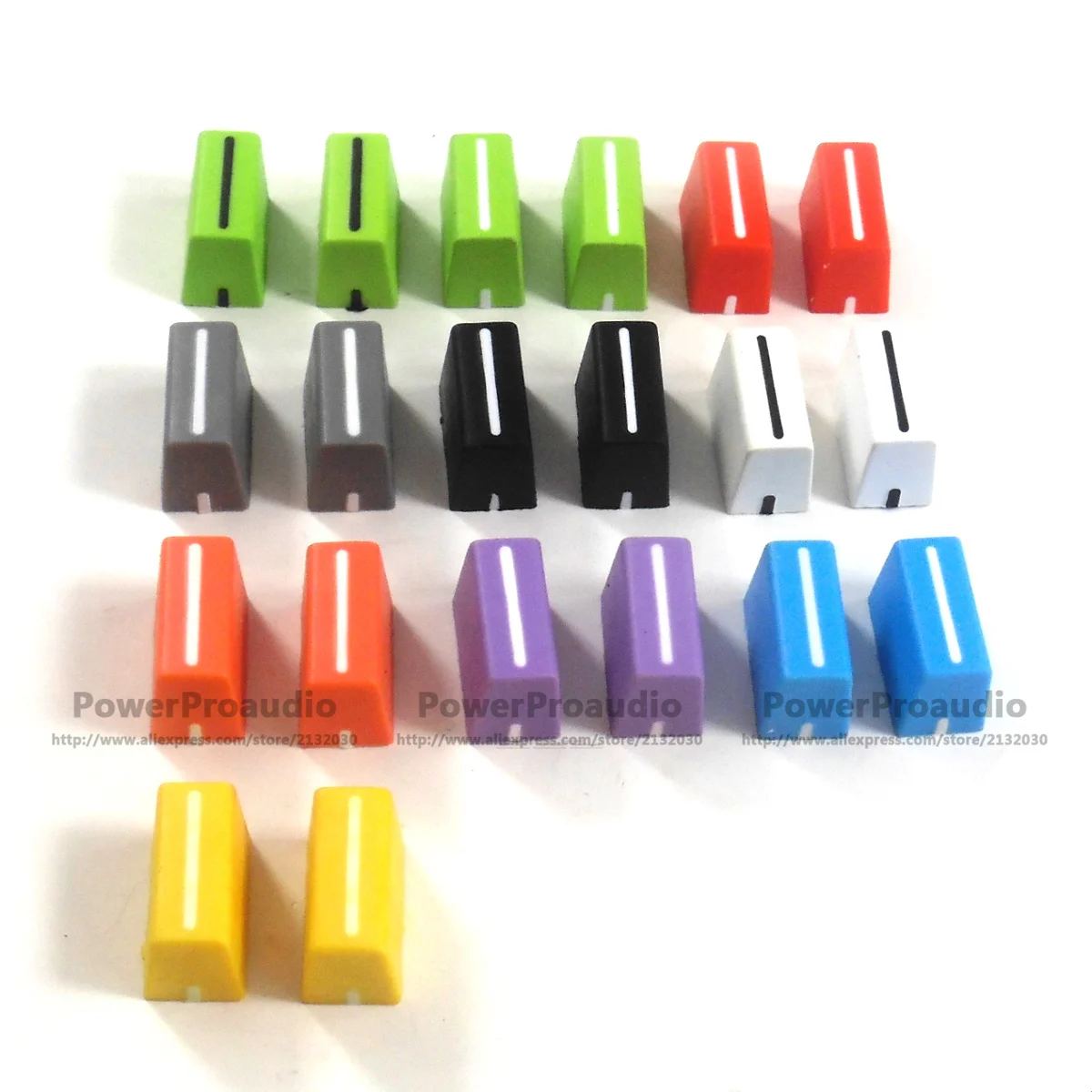 

20pcs/lot New Channel Crossfader Fader Knob Cap For RANE 56 57 61 62 64 68 COLORFUL chose you want the color