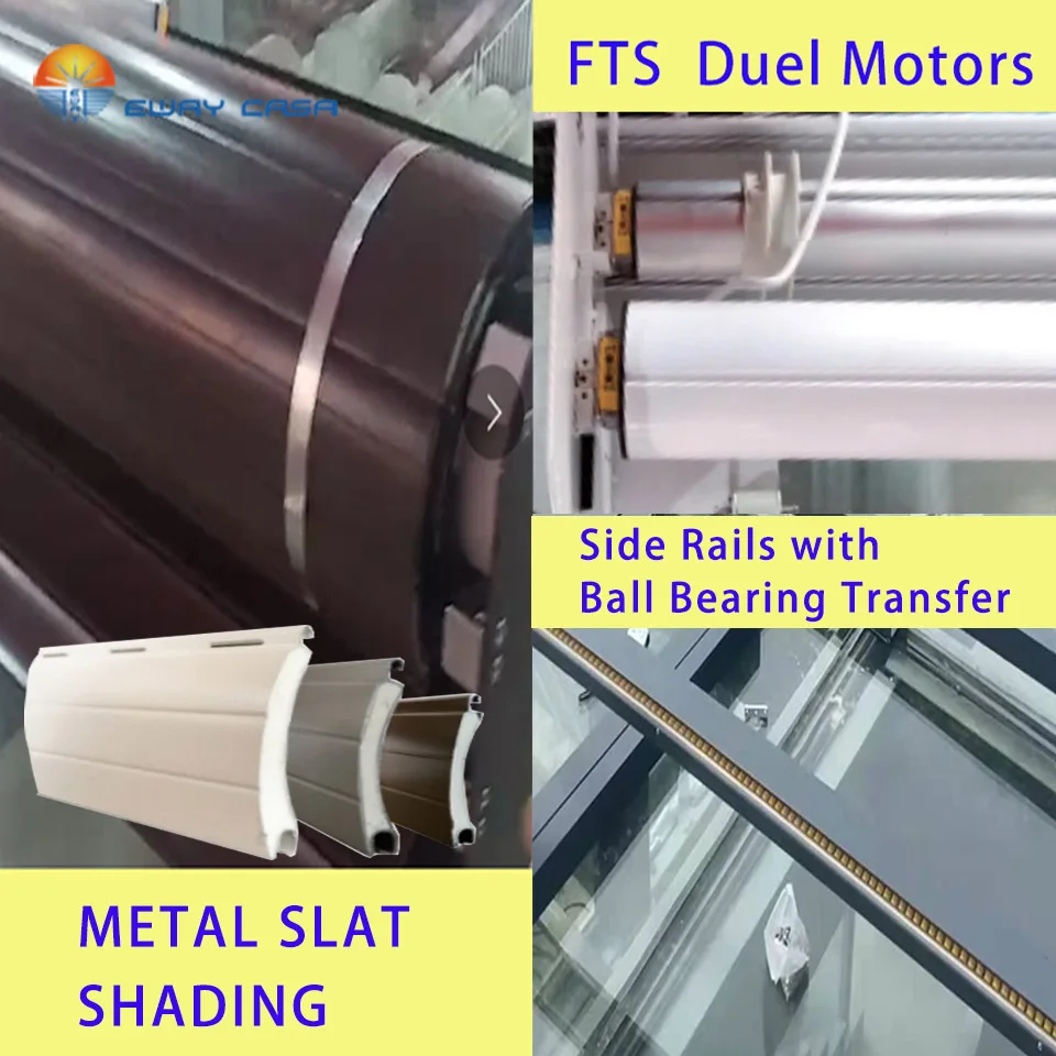 ФТС Мотор тент для навес беседка Алюминий из алюминиевого сплава с двумя