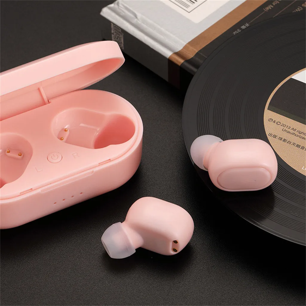 Беспроводные наушники BT5.0 TWS стереонаушники мини-вкладыши Bluetooth Hi-Fi игровые для IOS