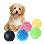 Игрушка для собак и кошек, 4 шт., волшебный роликовый шар, автоматический мяч для жевания, плюшевые игрушки для чистки пола, электрические автоматические плюшевые мячи для домашних животных