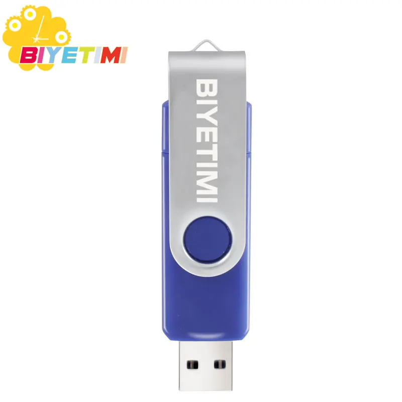 Biyetimi Usb флеш-накопитель модный 9 цветов OTG телефон ручка-накопитель 8 ГБ 4 ГБ Флешка 64 ГБ 32 ГБ 16 ГБ память Usb флеш-накопитель - Цвет: dark blue
