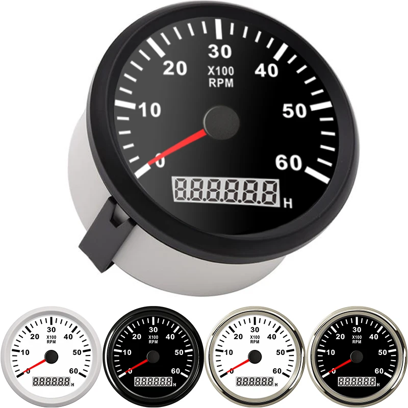 85 мм Водонепроницаемая лодка с тахометром 0 ~ 6000 об/мин грузовик автомобиль