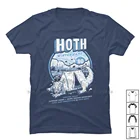 Hoth зимняя футболка для лагеря 100% хлопок Зимние Космические войны Звездные темп лагерь выигрыш горячий Cam Ace Am