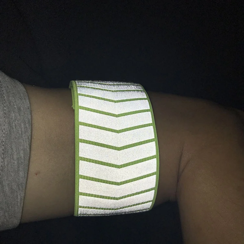 

1 Pcs Safety Reflective Arm Wrist Band Belt Strap Sports Night Running Cycling hiking Reflective Arm Band #