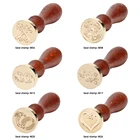 Печать на открытке на день рождения, ретро, сделай сам, брелок в форме сердца, Классические свадебные приглашения, восковая печать, печать