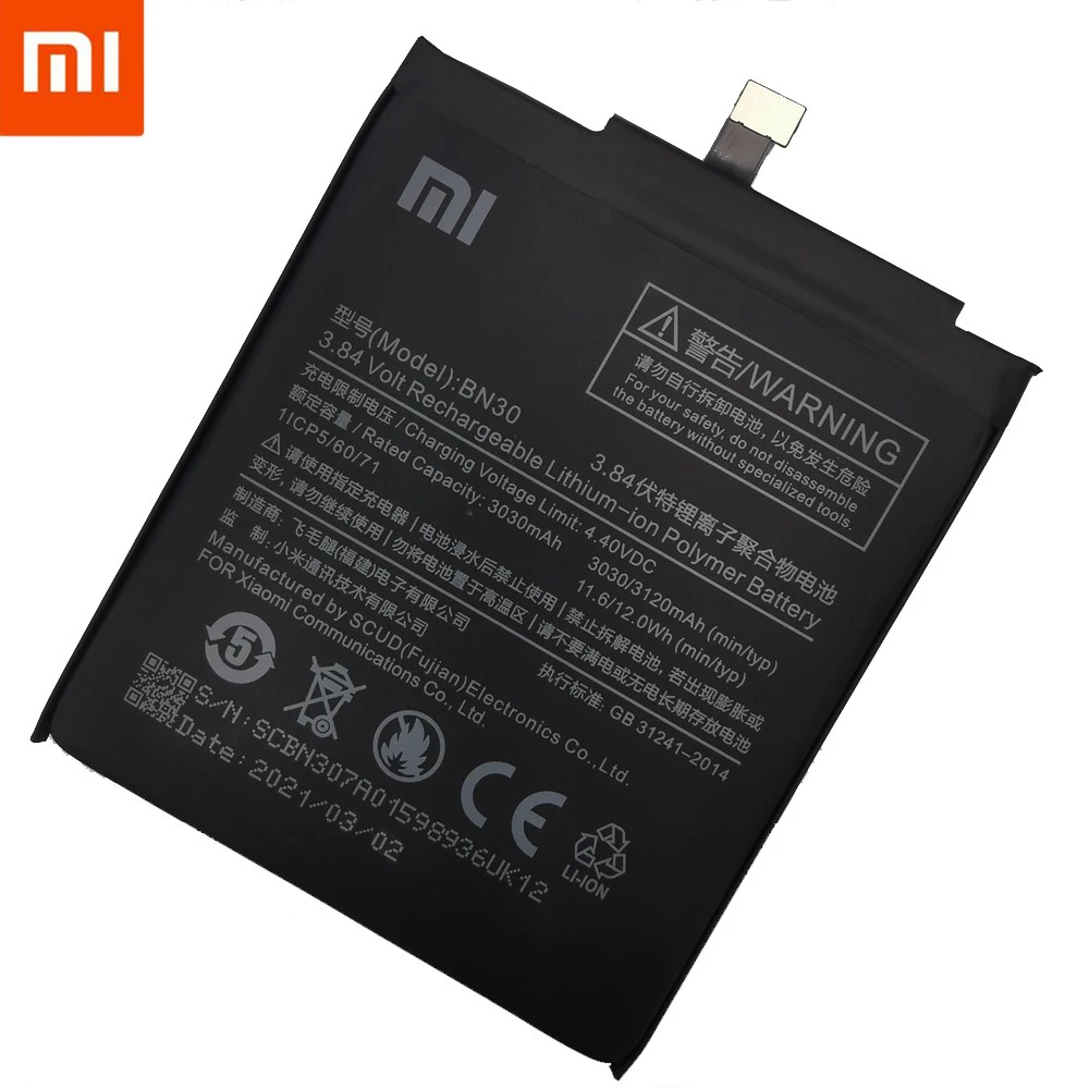 Аккумулятор BN30 BN41 BN43 BM46 BM47 для Xiaomi Redmi Hongmi 4A Note 4 4X MTK global Snapdragon 625 3 Pro 3S