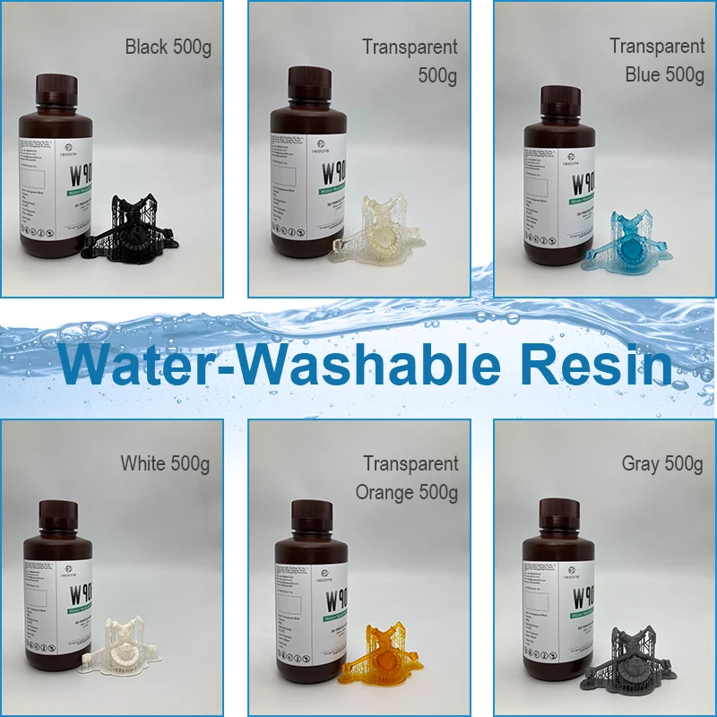 Жидкость для 3d УФ смолы моющаяся в воде ЖК экрана SLA DLP Elegoo Mars Phrozen Anycubic|Материалы