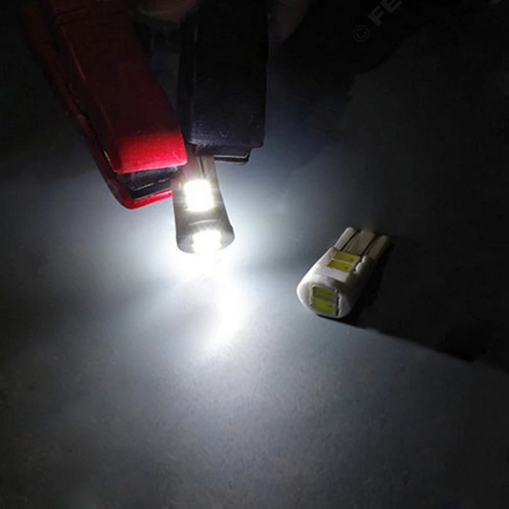Автомобильные сигнальные лампы T10 194 168 2825 6SMD 5730 габаритные огни с 6 светодиодами