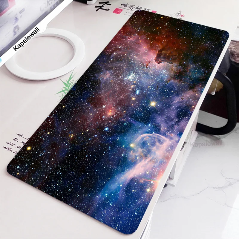 

Space 900x400 XXL Rubber Large PC Mousepad Gamer Gaming Mouse Pad Accessories Desk Keyboard Mat Computer Laptop LOL Mausepad Run