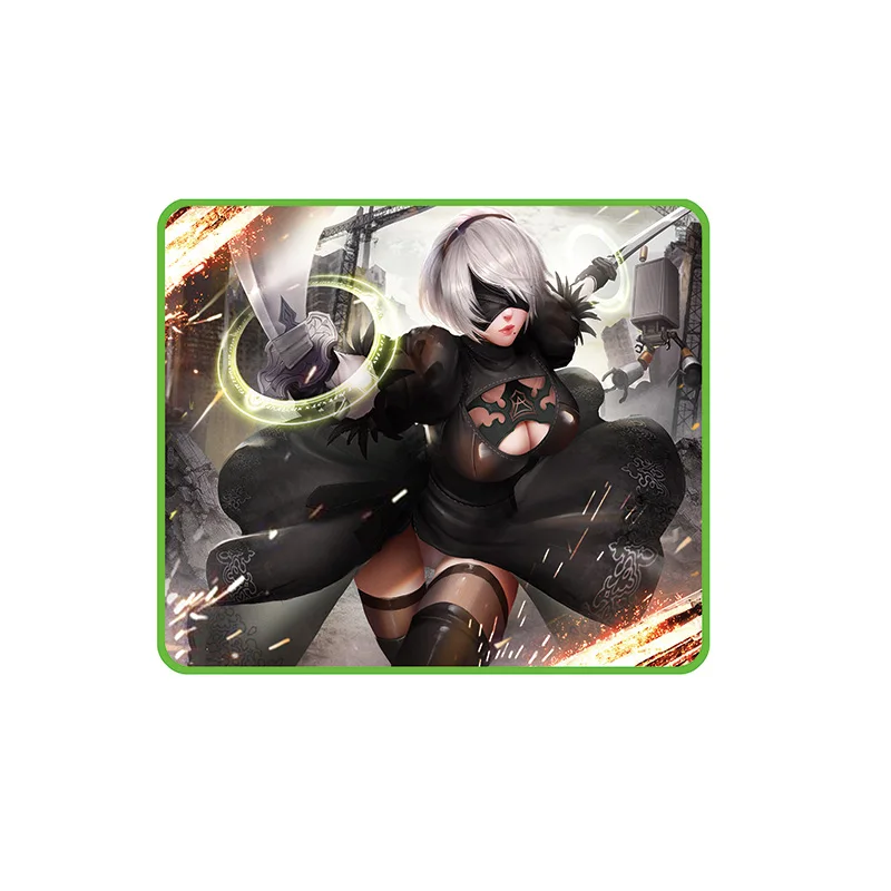 350x300mm NieR: Automata большой игровой коврик для мыши геймер Коврик для мыши RGB коврик для мыши XXL компьютерный коврик светодиодный коврик с подсветкой Mause ковер Настольный коврик - Цвет: 350x300mm