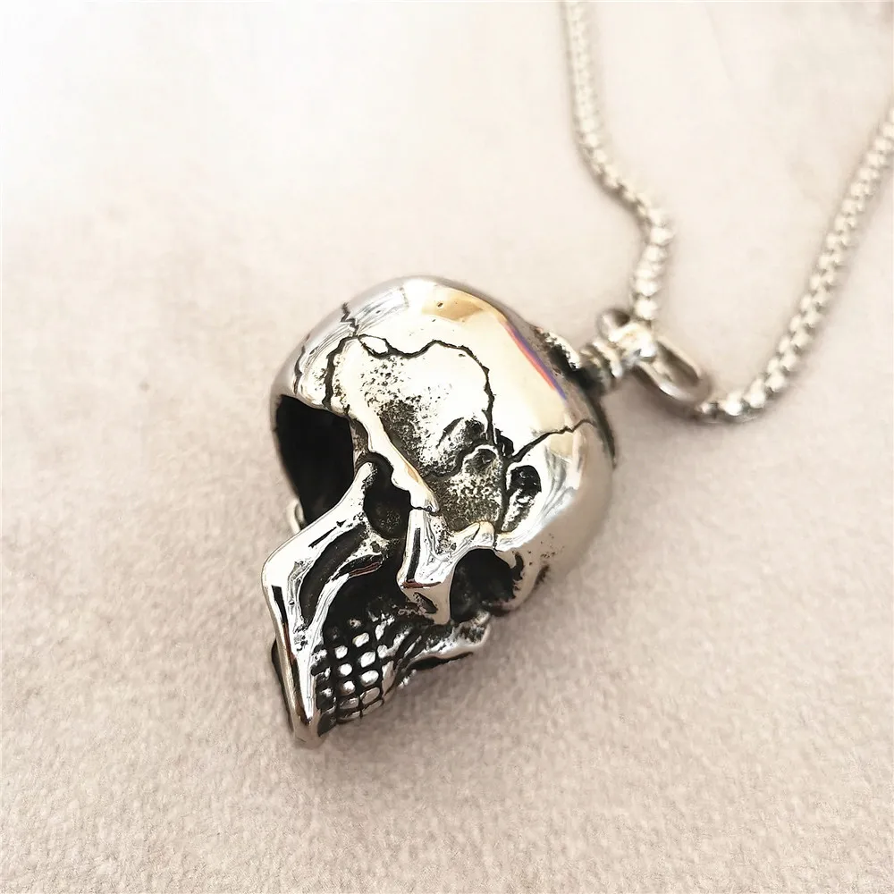 Подвеска в виде черепа из нержавеющей стали