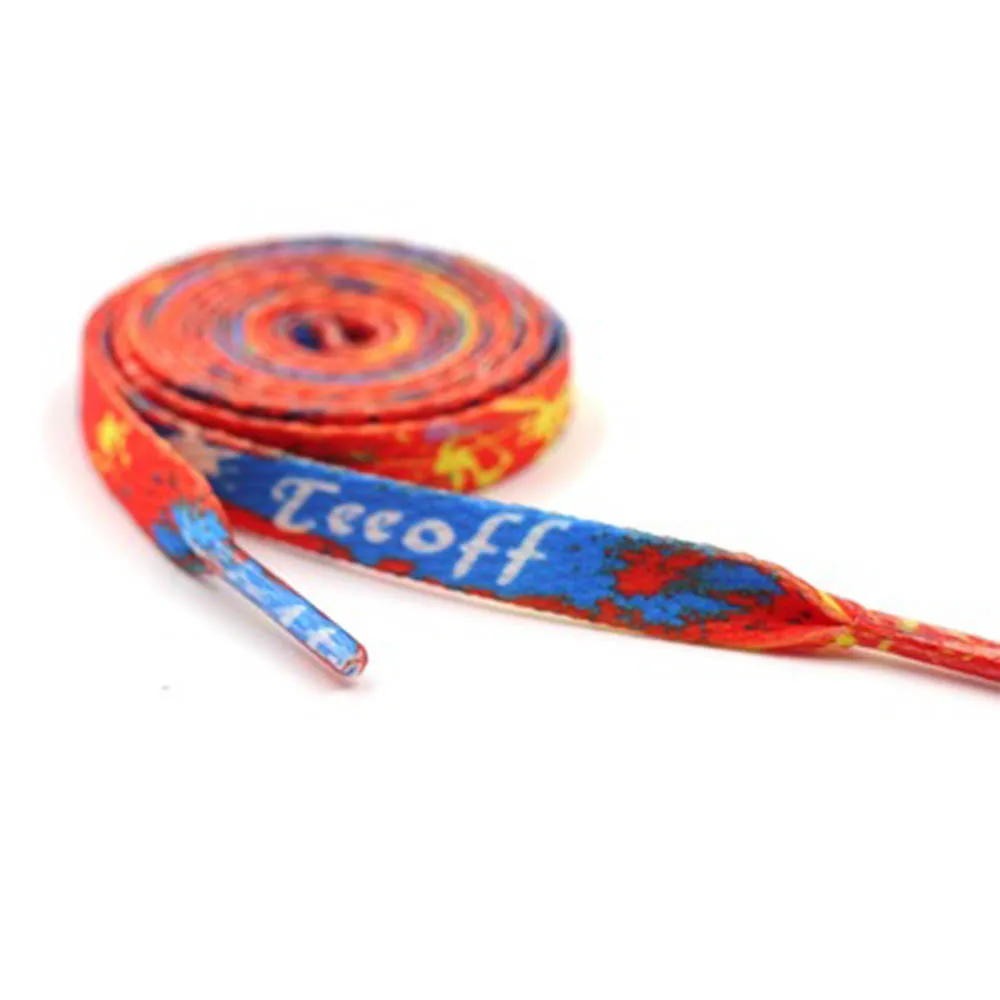 1 пара Новые с классическим леопардовым принтом шнурков модные плоские шнурки