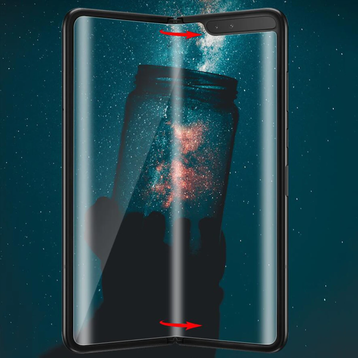 10D Новая мягкая Гидрогелевая гибкая пленка для Samsung Galaxy Z Fold 3 Передняя и задняя