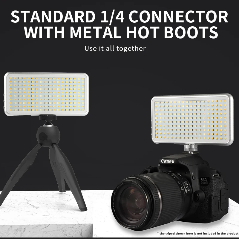 Travor M180 светильник для фотосъемки ing двухцветный Карманный светодиодный видео с