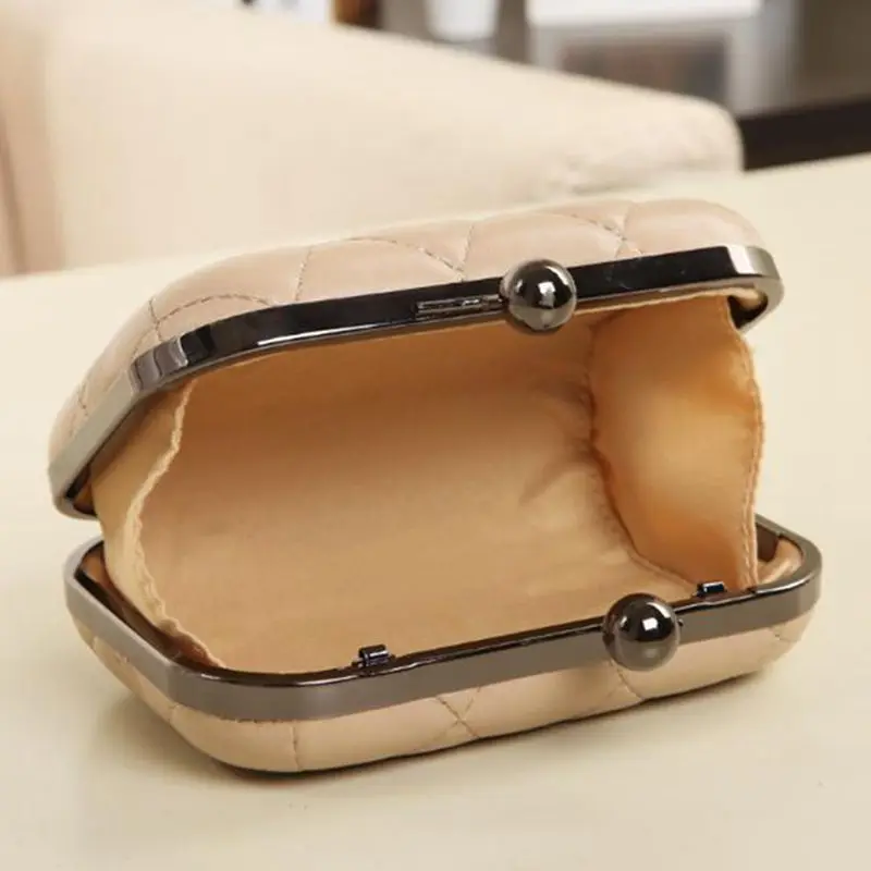 

2021 New Banquet Bag Fashion Diamond Lattice Bag Candy-colored Clutch Handbag Simple cross-body Bag Cocktail Party And Prom