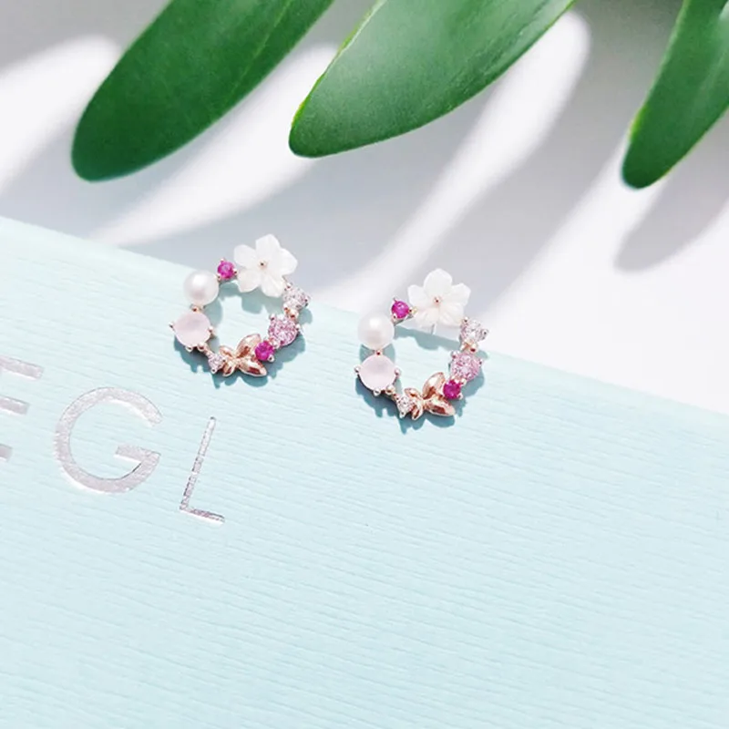 2 шт. подарок на День святого Валентина для подружки невесты стразы серьги в виде