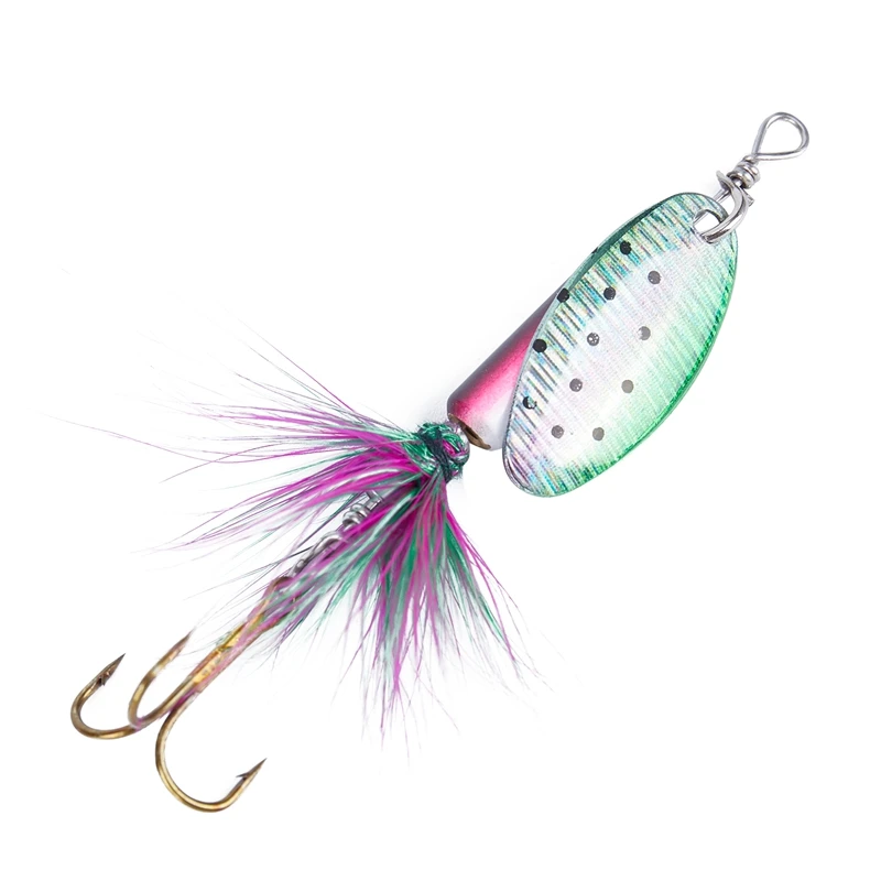 Блесна ложка воблеры Спиннер приманки Воблер для окуня крючок мандарин рыба в