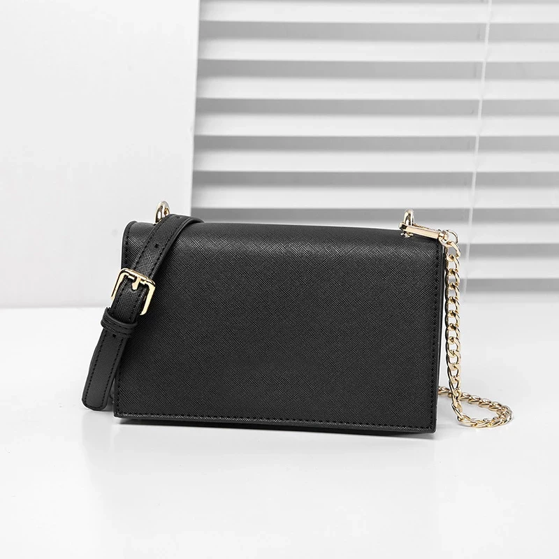 

Fashion Brand Design Women Bags Leather Cross Body Shoulder Bags Gold Letter Logo Print Women's Purses And Handbags Luxury Women