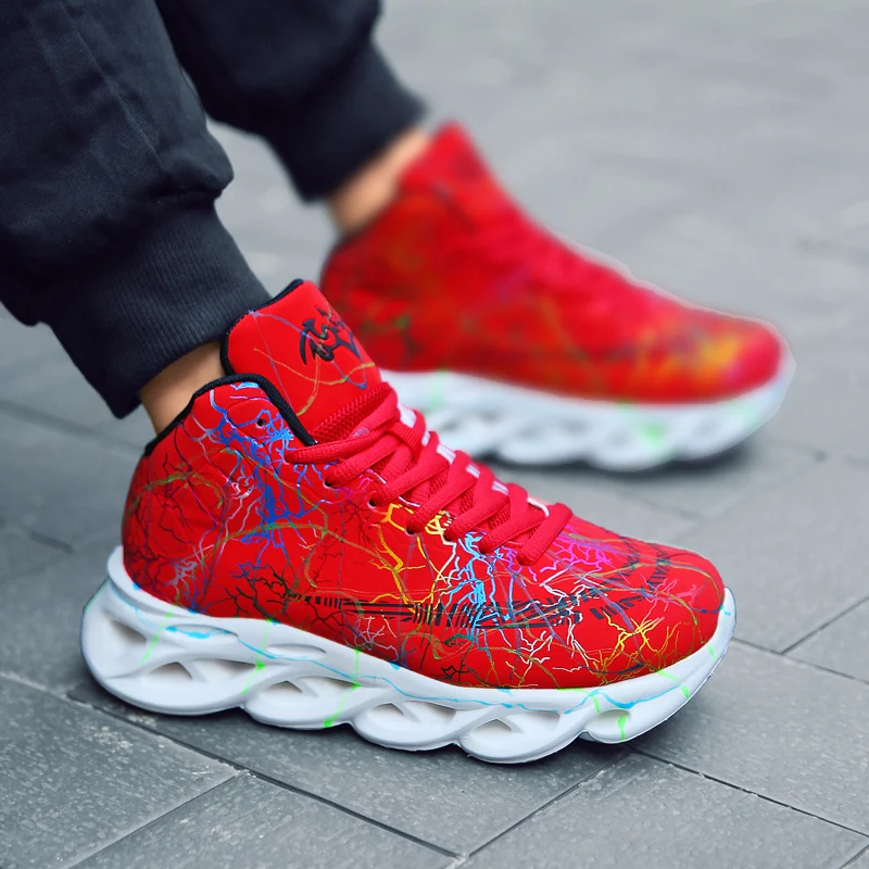 

High quality children shoes outdoor Sport boys basketball shoes 2020 Hot sale shockproof sole sport shoes for boy basket