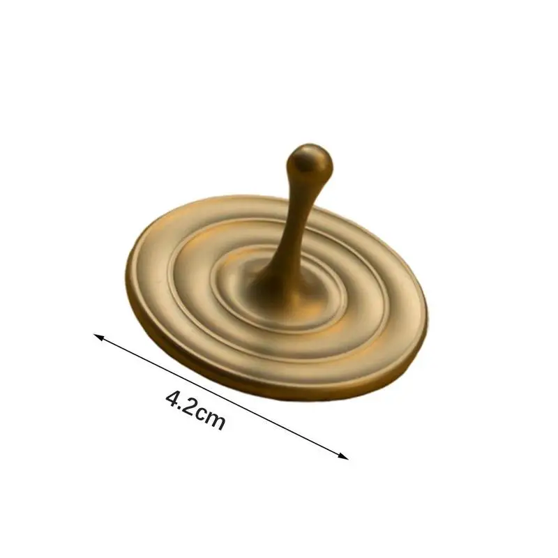 

Desktop Stress Relief Gyroscop Aluminum Alloy Decompression Hypnosis Rotary Gyro Adult Fingertip Toy Kinetic Round Metal Spinner