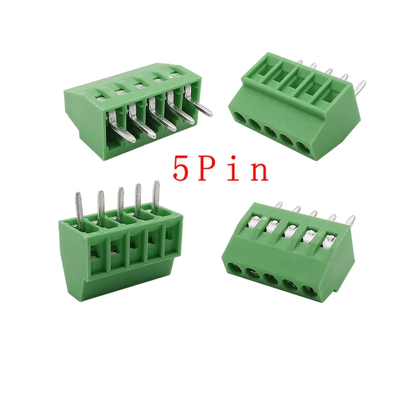 10 шт./лот Φ 2-16Pin PCB винтовая Клеммная колодка проводной коннектор KF128 шаг 2 54 мм 2P-16P