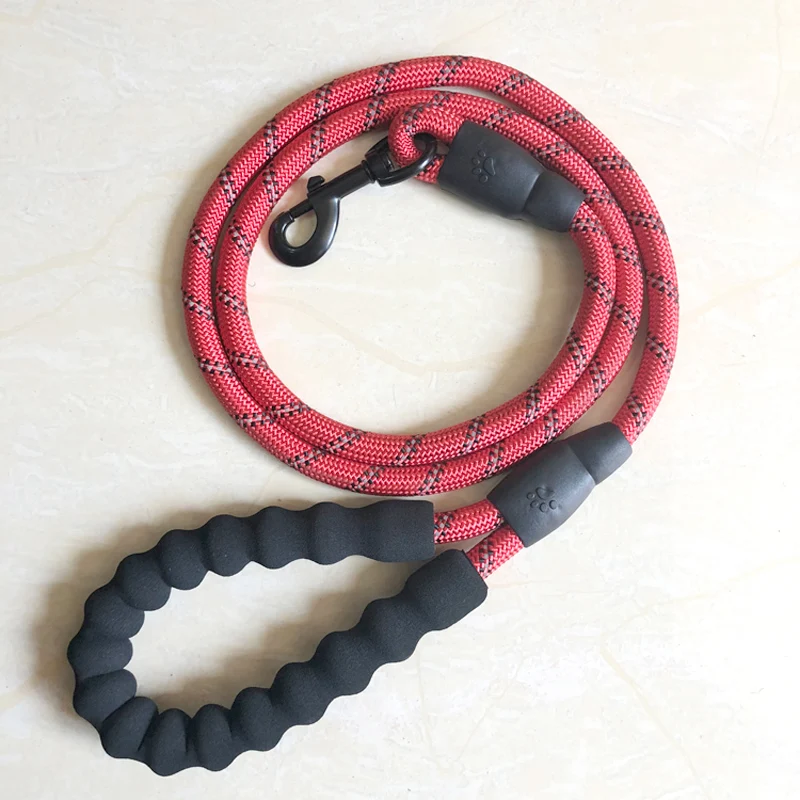 Товары для домашних животных поводок маленьких и больших собак Светоотражающий