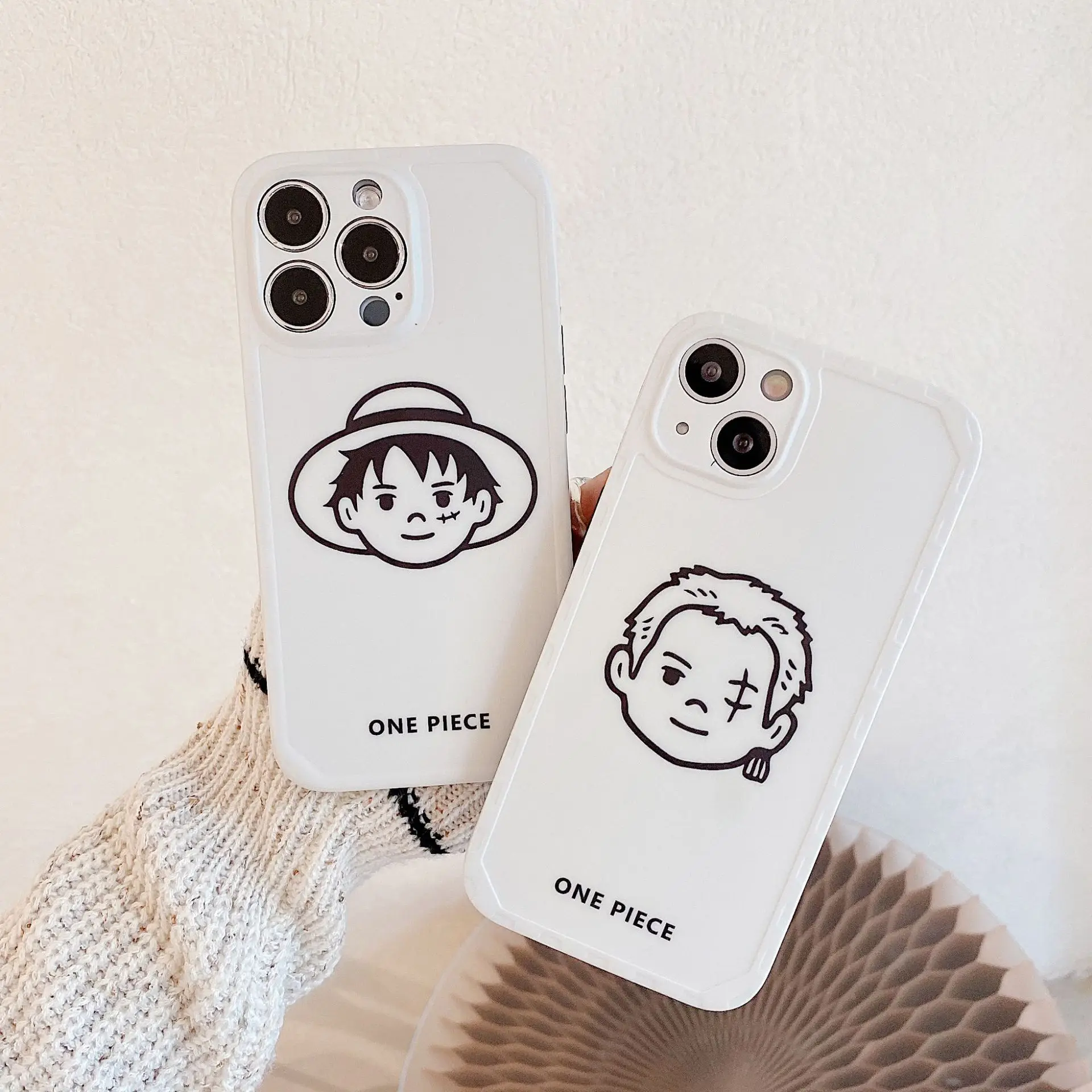 

Цельный чехол для телефона Luffy Zoro Sanji для iPhone 13 11 Pro Max 12 Pro X XS XR SE, мягкий чехол из ТПУ