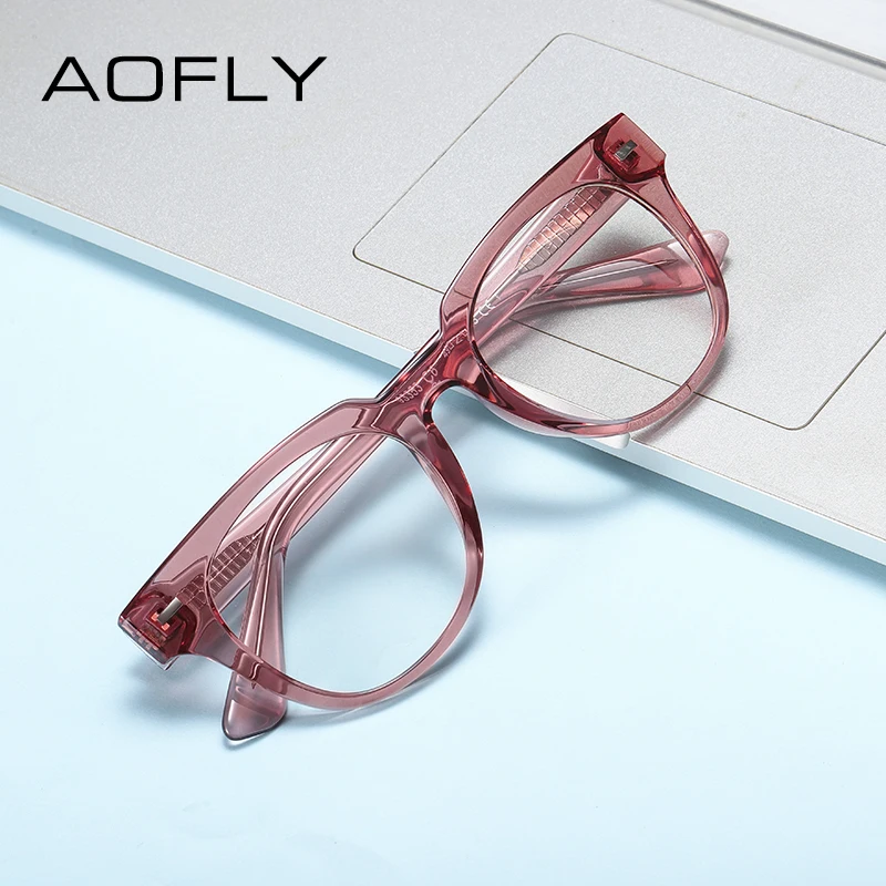 

Оправа для очков AOFLY 2023 Женская квадратная, роскошный модный дизайн бренда, Прозрачная Оптическая оправа, для мужчин и женщин