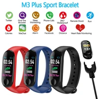 smart watch fitness sport bracelet tracker heart rate monitor pedometers smart wristband band watch m3 bluetooth compatible
