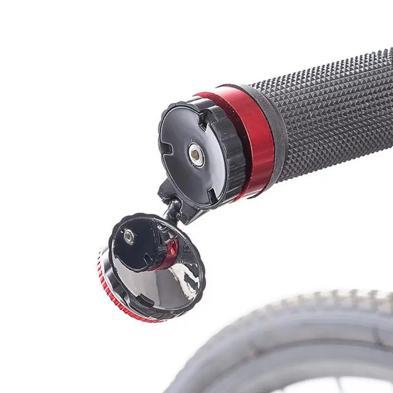 

Mini Bicycle Rearview Mirror With Warning Light 360 Degree Rotatable MTB Road Bike Handlebar Mirror Bike Mirrors