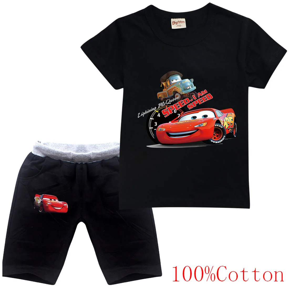 Летний спортивный костюм для малышей комплекты детской одежды футболка