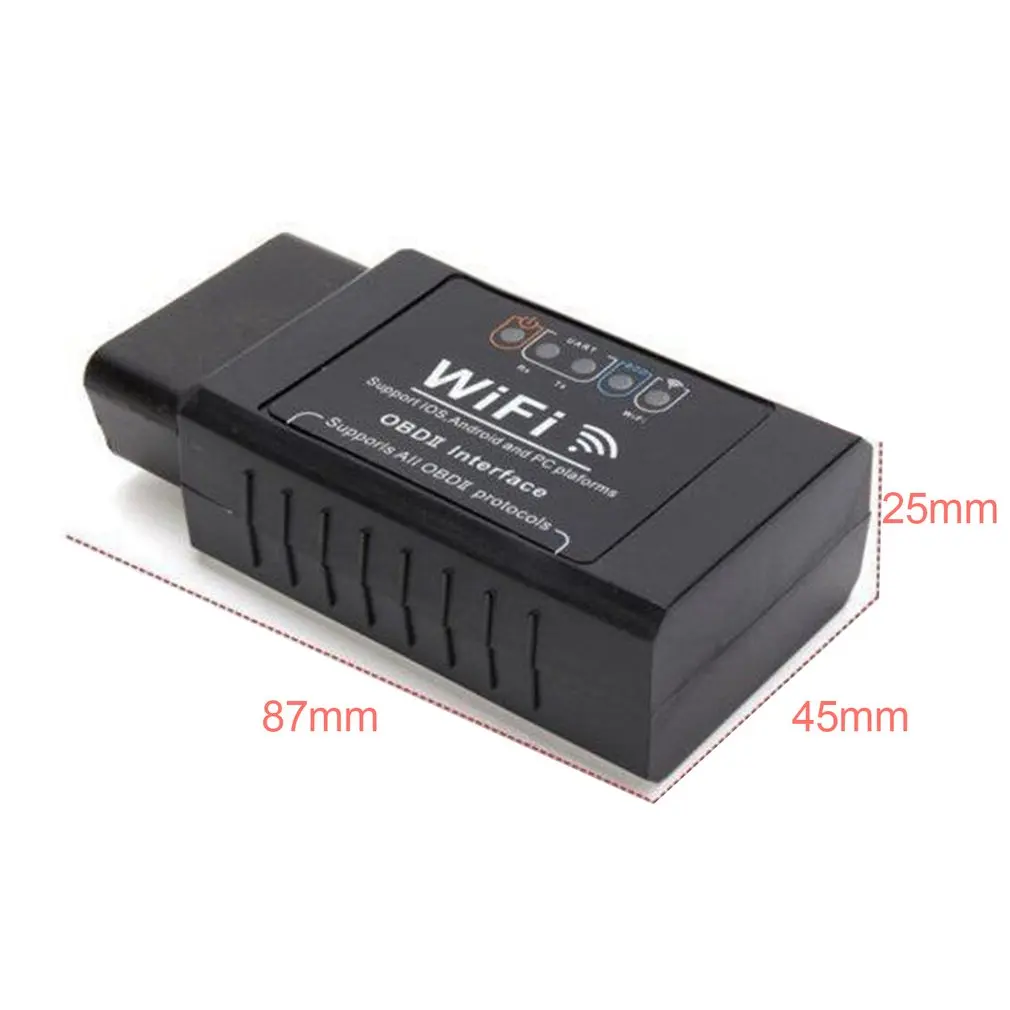 ELM327 WI FI OBD2 OBDII Интерфейс Авто диагностический сканер сканирования для iOS Android
