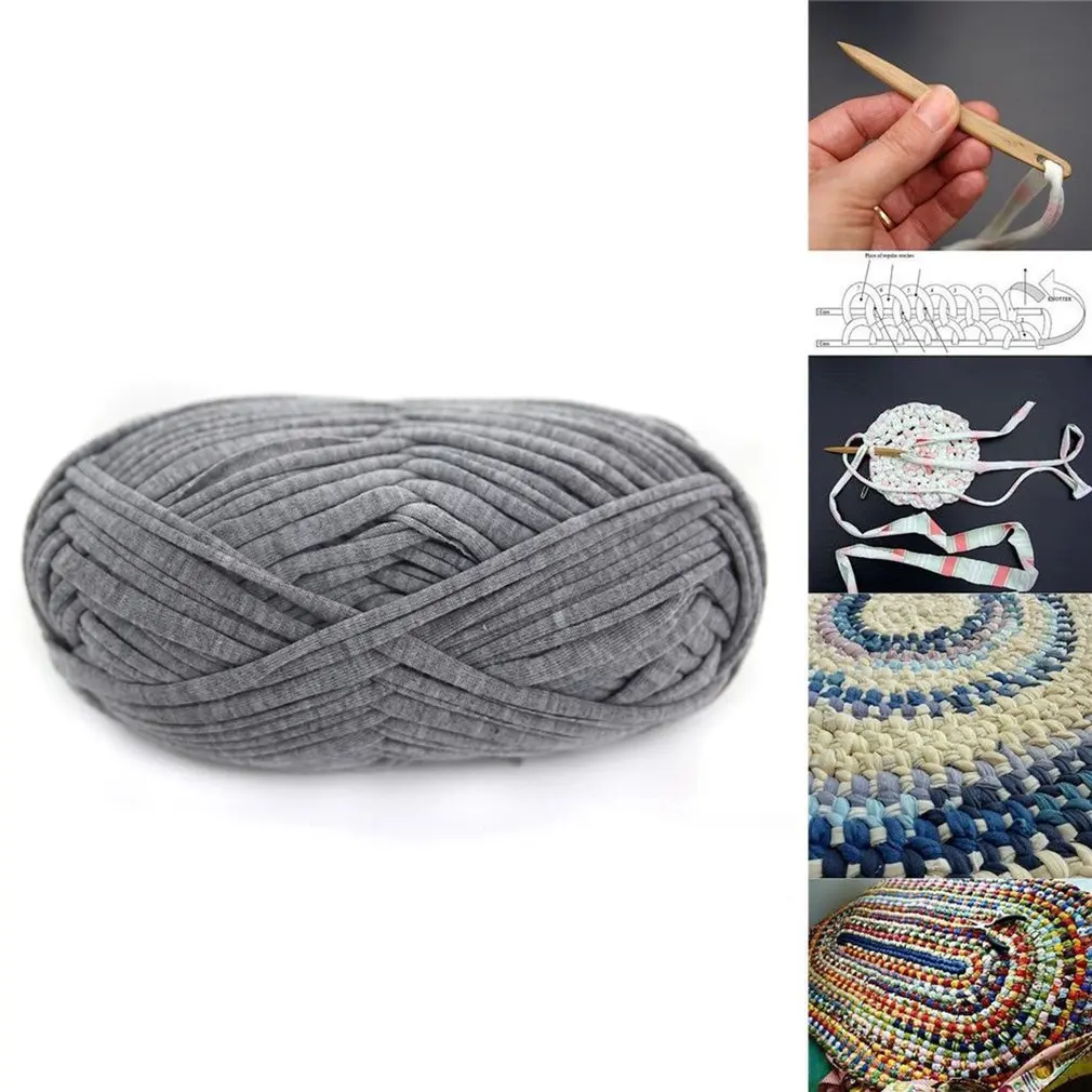 Est100 g Сделай Сам толстые вязаные ковры одеяло хлопок шерсть пряжа корзина ткань