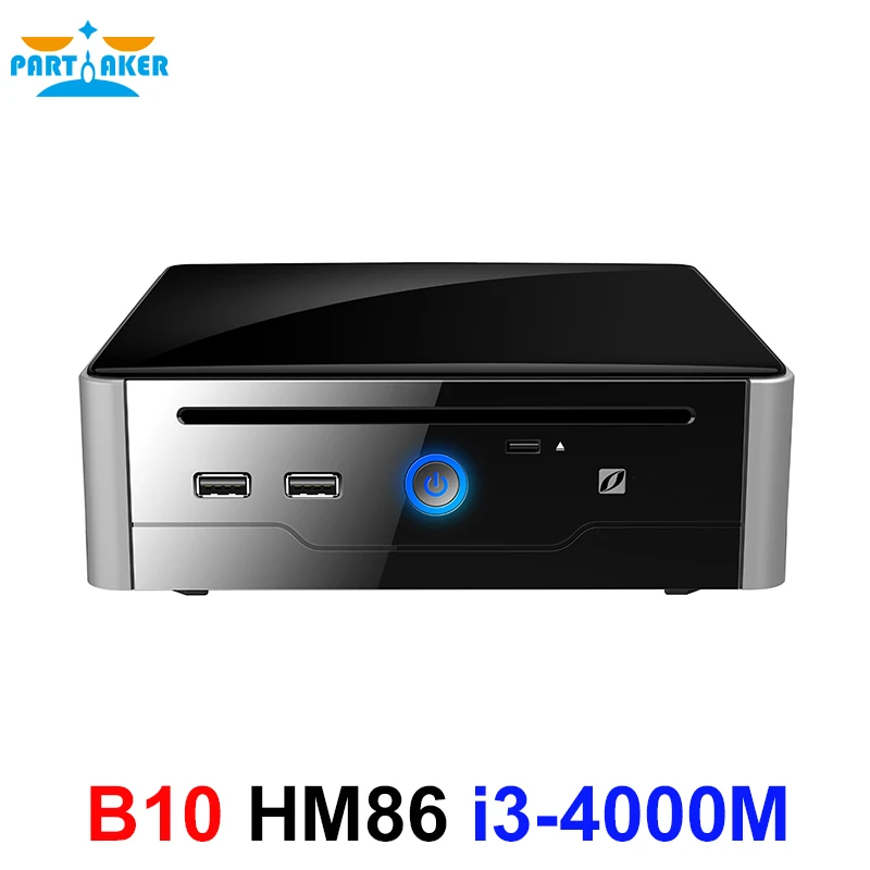 Причастник Мощный мини ПК компьютер Windows Intel Core i3 4000M DVI HDMI Настольный HTPC|Мини ПК| |