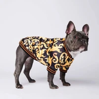 yellow flowers pet dog clothes french bulldog pet warm jacket coat waterproof dog clothing outfit for small medium large dogs