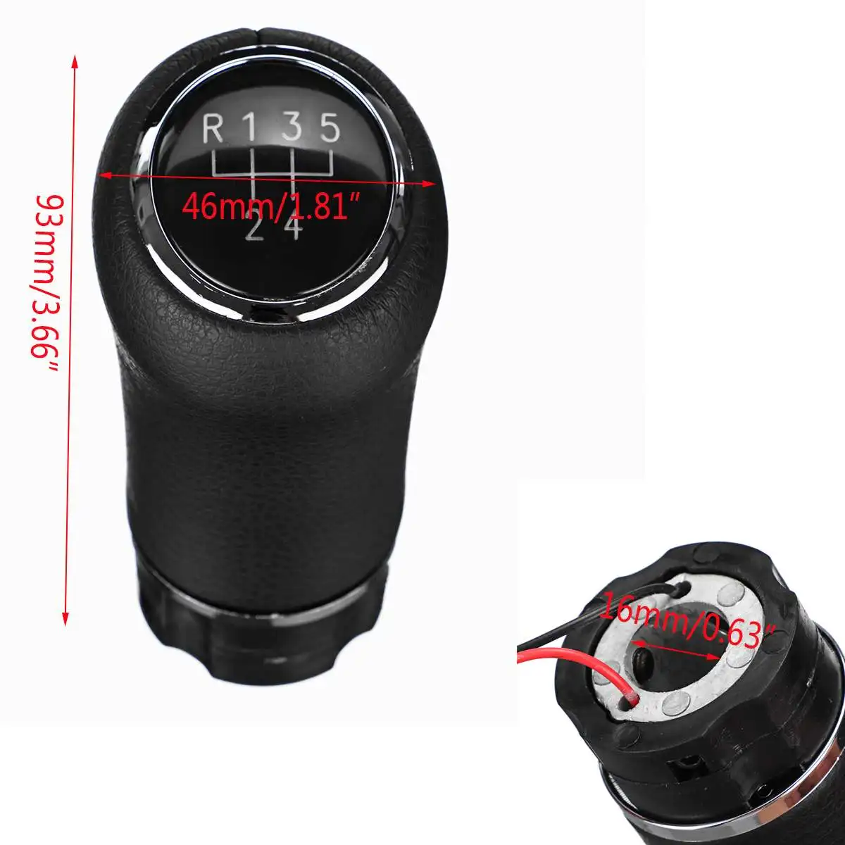 Универсальная 5-ступенчатая ручная ручка переключения передач со светодиодный