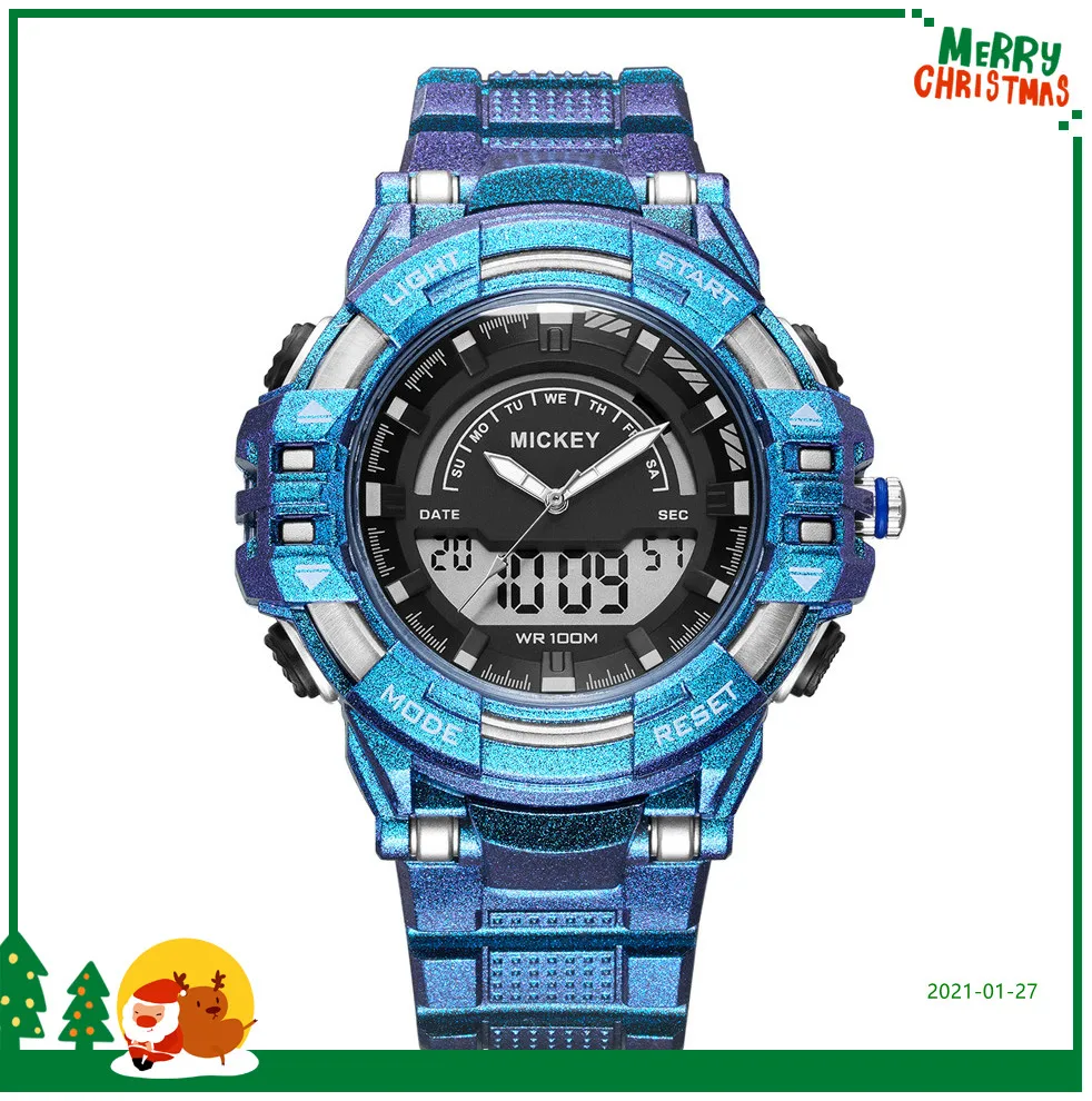 

The manufacturer is the agent of the new children's watch cool multi-function dual display movement electronic watch waterproof