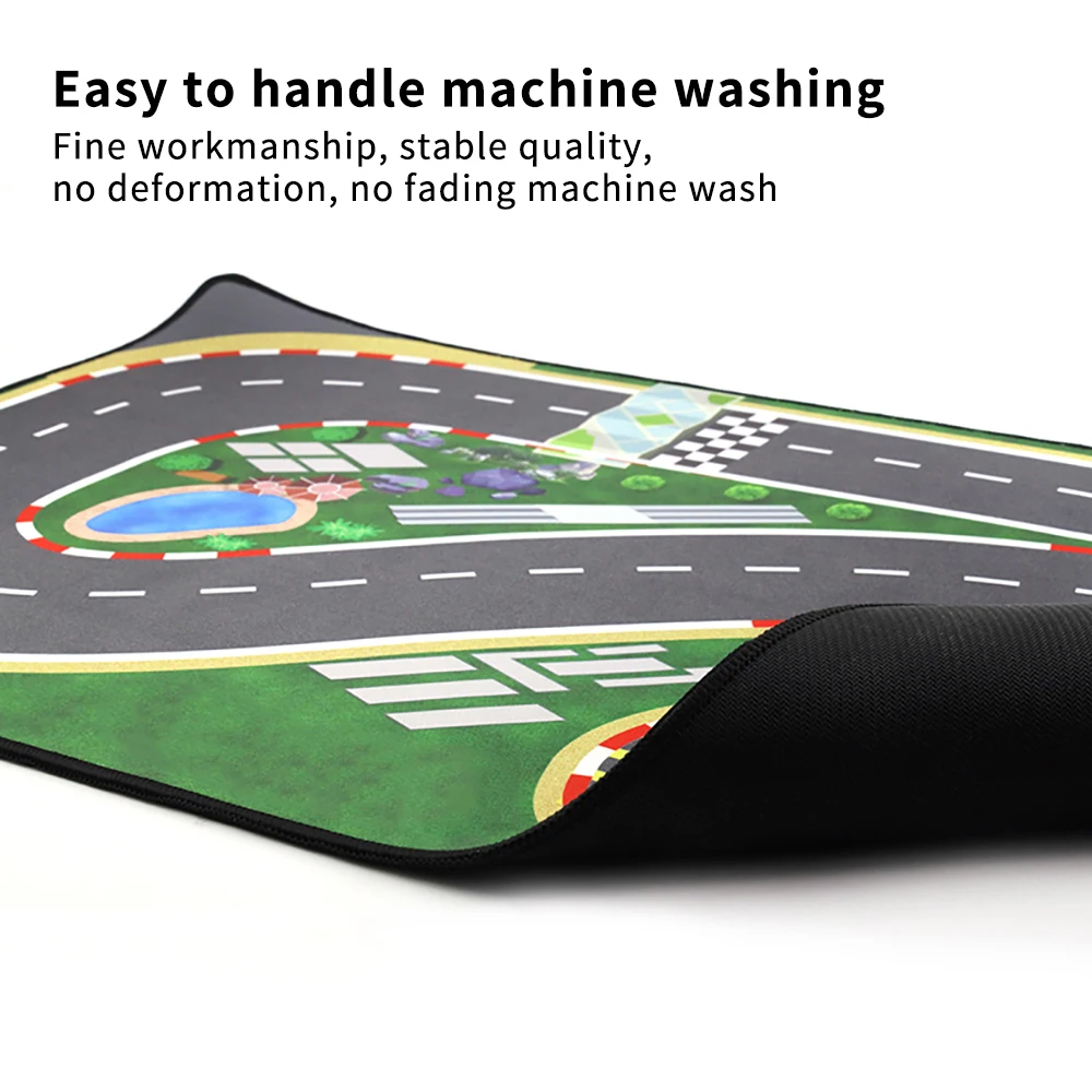 Мини гоночный Дорожный Коврик игрушка пазл городская парковка Дорожная карта