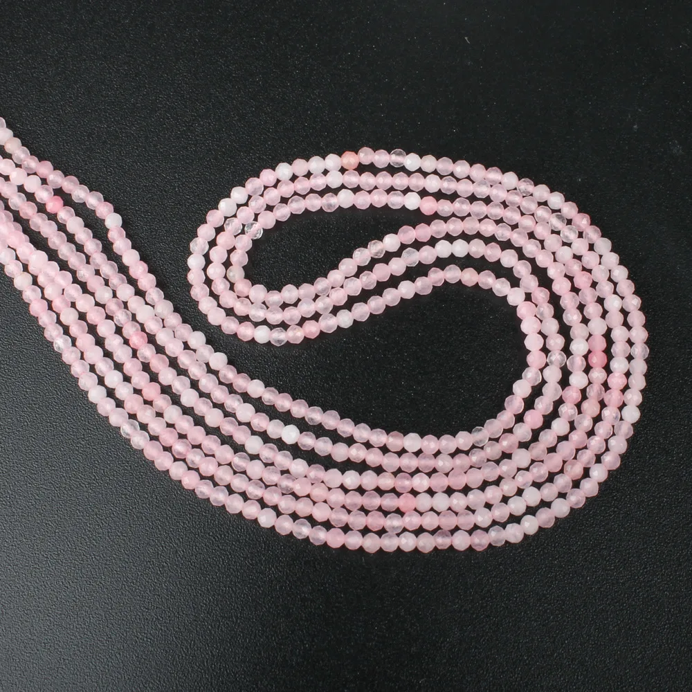 Бусины из натурального камня с гранями 2 3 мм 39 см|Бусины| |