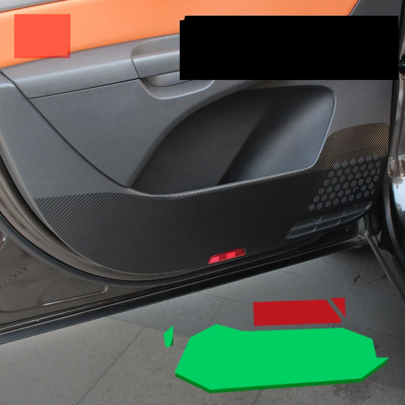 

Lsrtw2017 Carbon Fiber Car Door Anti-kick Film for Volkswagen Vw Sharan 2011 2012 2013 2014 2015 2016 2017 2018 Seat Alhambra