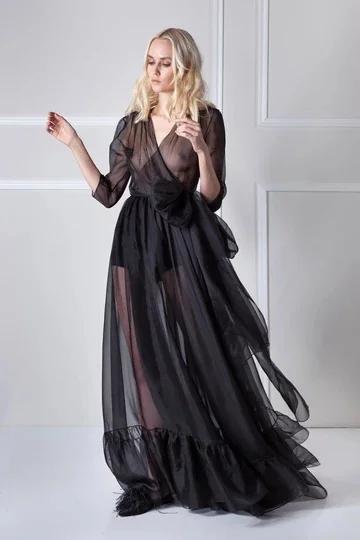 Пикантная розовая Женская одежда для сна банный халат шелковое кимоно бэйбидолл