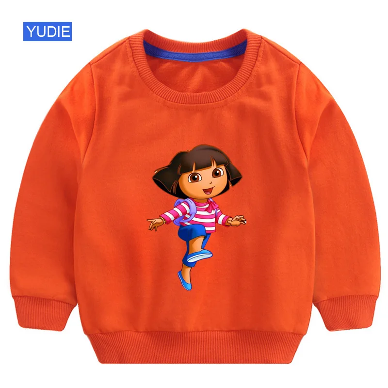 

girls sweatshirts for kids children's clothes winter Sweatshirts Funny Cartoon kids cartoon t shirt Cute Sweatshirt Children's
