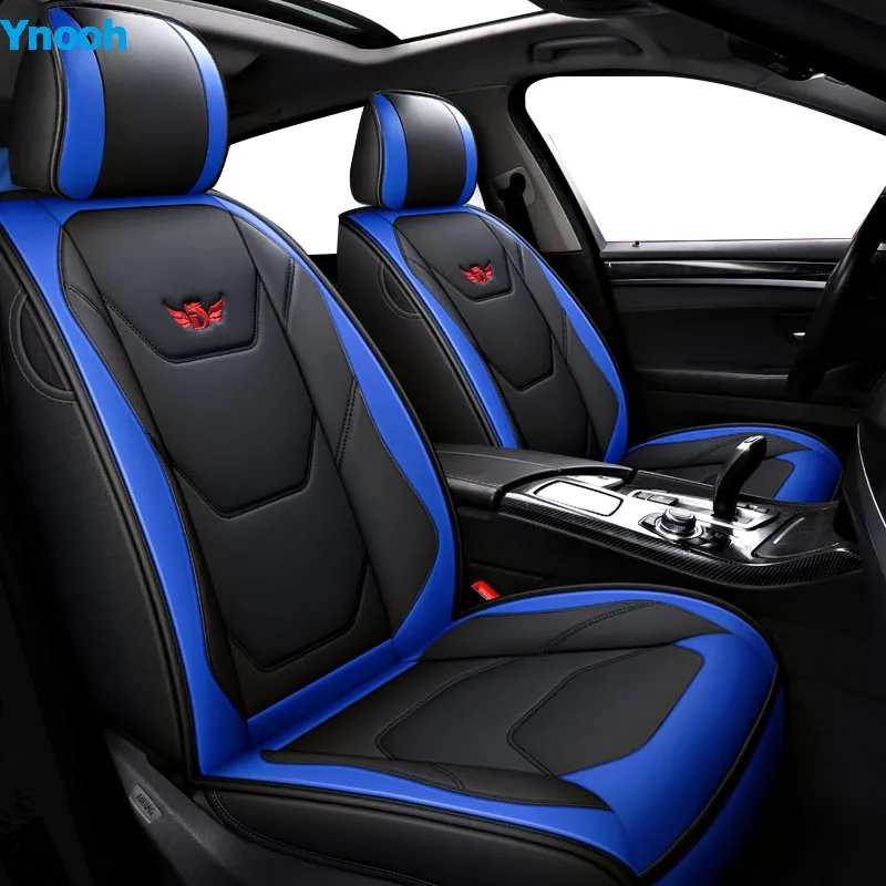 Белый Ynooh автомобильные чехлы для сидений hyundai getz accent 2008 santa fe tucson elantra creta veloster grand i10 ioniq i10 автомобильный протектор - Название цвета: Белый