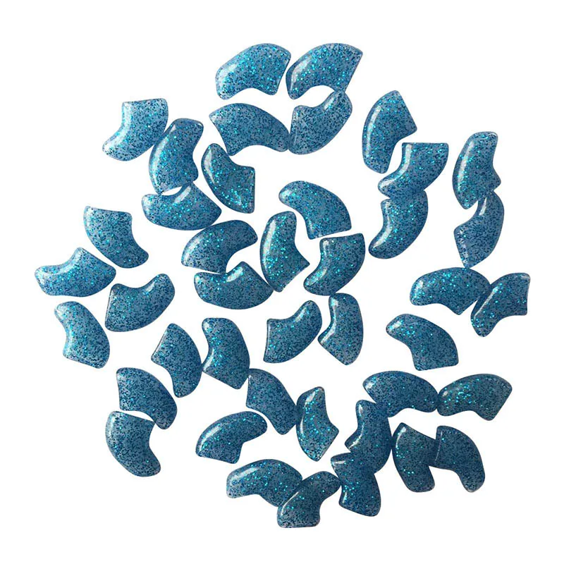 

20pcs / Bag Lovely Soft Cat Nail Caps Cat Nail Cover Paw Caps Pet Nail Protector With Free Adhesive Glue Cute Hot Sale