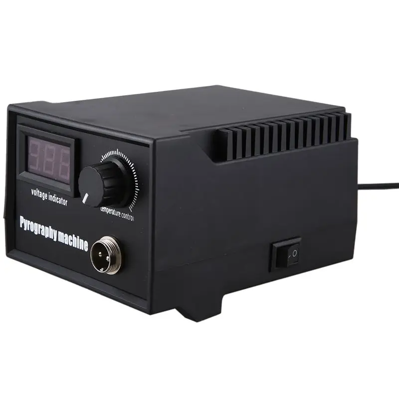 

60W Digital Display Wood Burning Soldering Irons Crafts Tools Pyrography Pen Machine Kit Set LZ-60H2