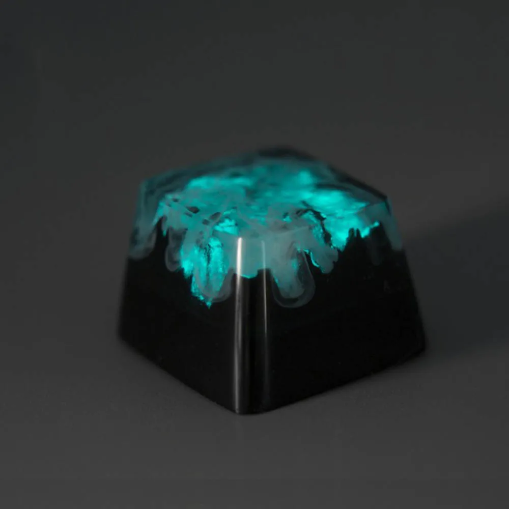 Деревянная резиновая клавишная крышка с подсветкой s для вишневого