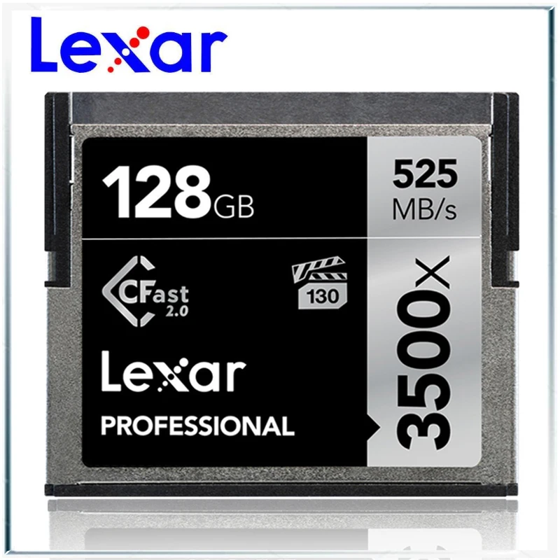 Карта памяти Lexar 128 ГБ cfast карты 64 Гб c быстрые 256 cartao de memoria 3500x512 Бесплатная доставка