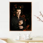 Алмазная картина Lucifer 5D сделай сам, полное покрытие, круглыеквадратные, постеры для телевизора, 3D вышивка крестиком, стразы, мозаика, домашний декор, искусство