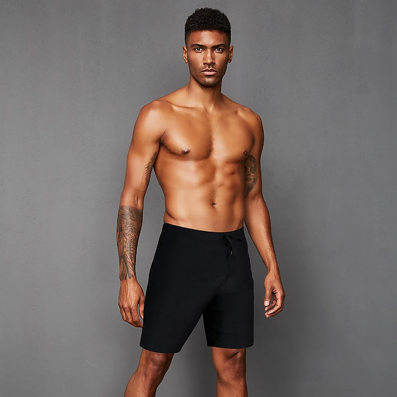 

Beach Shorts Swimwear Boxer Briefs Loose Surffing Sports Breathable Swimwear Men Trunks Swim Sunga Masculina Sportswear DF50D