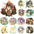 Genshin ударопрочные металлические эмалевые булавки значок аниме игровые персонажи вокруг косплея реквизит для женщин мужчин ювелирные изделия Броши для одежды платья